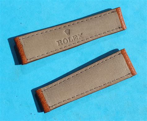 brown leather band rolex|rolex 19mm watch band leather.